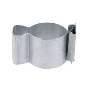 Abraçadeira de Metal Tipo D 1/2" com Cunha 3 Peças Perfil Líder