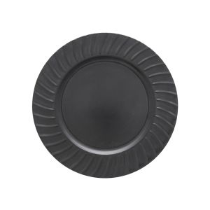 Sousplat Dorico Zinco Carvão 33cm Copa e Cia