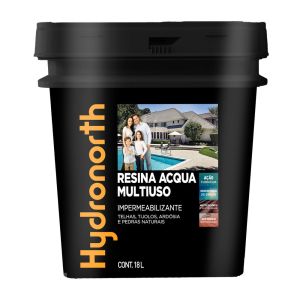 Resina Acrílica Acqua Multiuso Brilhante 18L Caramelo Hydronorth