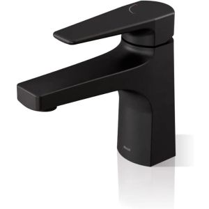 Torneira Misturador Monocomando para Banheiro Bica Baixa 1/2" Lift Ônix Preto Fosco Docol