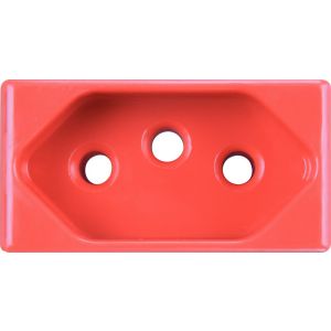 Módulo Tomada 2P+T 20A 250V Vermelho Tramontina