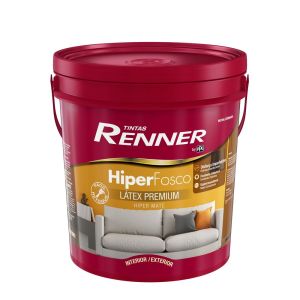 Tinta Acrílica 18L Hiper Branco Fosco Renner