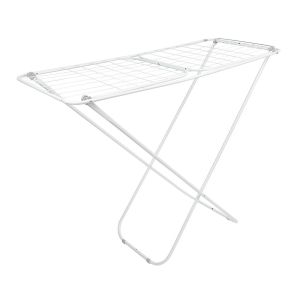 Varal de Chão Reforçado Com Abas Cinza e Branco Casa&ideia