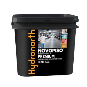 Tinta 3,6L Novopiso Grafite Fosco Hydronorth