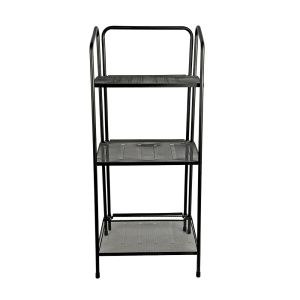 Estante 3 Prateleiras 57x48x128cm Preto Diagonal