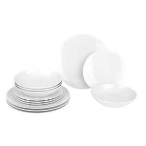 Jogo de Jantar Porcelana 12 Peças Casa&Ideia
