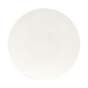 Prato de Porcelana Raso 27cm Branco Casa&Ideia