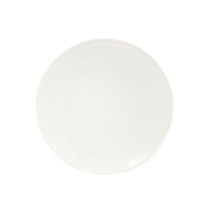 Prato de Porcelana para Lanche 21cm Branco Casa&Ideia