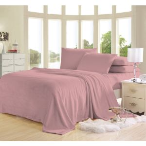Manta Microfibra Lisa King 2,20x2,40m Rose Diagonal