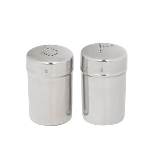 Saleiro Pimenteiro 2 Peças Inox Casa&Ideia