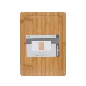 Tabua de Cozinha Retangular Bambu 35x25cm Casa&Ideia