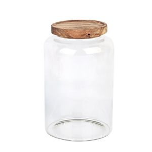 Pote de Vidro Boro com Tampa 2,8L Transparente Casa&Ideia