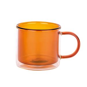 Caneca Boro Double 250ml Ambar Casa&Ideia