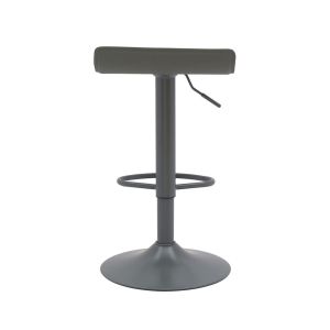 Banqueta Quadratta Alta Cinza Diagonal