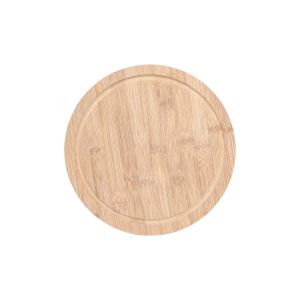 Tabua de Cozinha Redonda Bambu 25cm Casa&Ideia