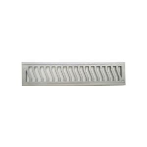 Conjunto Grelha para Pedestre 15x50cm Aluminio Martelado Costa Navarro