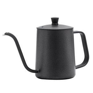 Chaleira Inox Com Bico de Ganso 600ml Preto Oxford