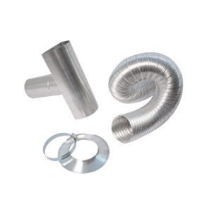 Kit Chaminé para Aquecedor a Gás Alumínio  10x1,5 Distak