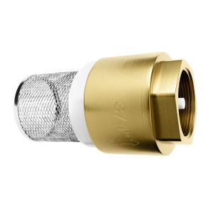 Válvula de Retenção com Tela Inox  3/4" Latão Roco