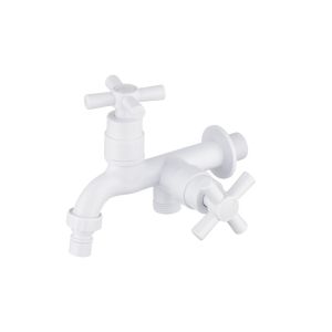 Torneira de Tanque/Máquina de lavar ABS Branco Hidrofama