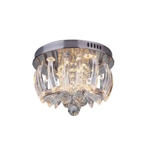 Plafon Greta Led 18w 6500k 30cm Cromado Bivolt Startec