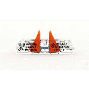 Conector de Emenda 32A 2 Polos Flowpack Wago