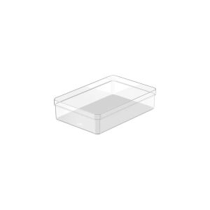 Organizador de Gaveta Clear Acrilico 22,5x15x5,6cm Natural Martiplast