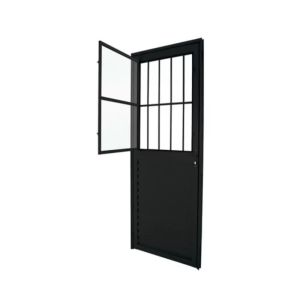 Porta de Abrir Aço 2,10x0,80m Preto CRV