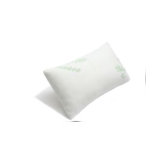 Travesseiro de Fibra de Bambu 70x50cm Branco Casa&Ideia