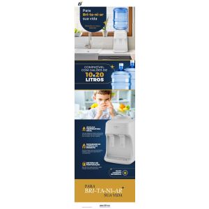 Bebedouro Britânia Aquaplus Bivolt 10L e 20L BBE13B 70W Potência