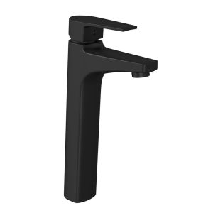 Misturador Monocomando de Lavatório para Mesa Bica Alta Level Black Matte 1/2" Deca