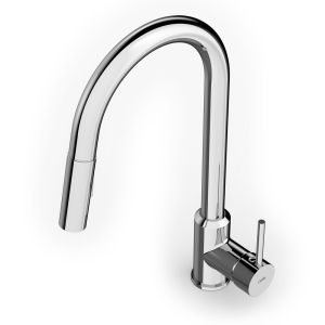 Misturador Monocomando de Mesa para Cozinha Pratica 1/4" Cromado Celite