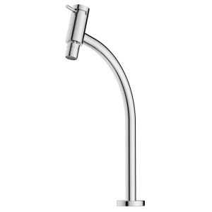 Torneira de Mesa para Lavatório Bica Alta Basic 1/4'' Cromado Celite