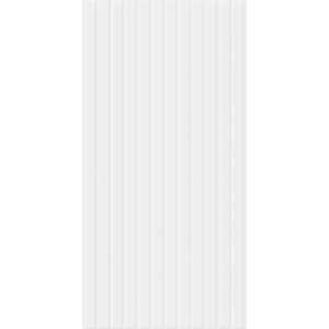 Revestimento de Parede Ripado Branco Retificado Acetinado 45x91 Málaga