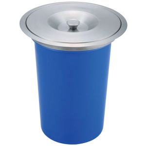 Lixeira de Embutir para Bancada 5L Inox Addra