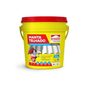 Manta Telhado 18kg Brasilit Branco