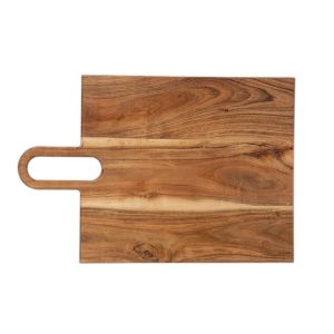 Tabua de Cozinha Nadi 45,5x30x1,5cm Madeira Natural Retangular Casa&ideia