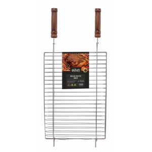 Grelha de Churrasco Dupla Inox 36x50cm Grilazer