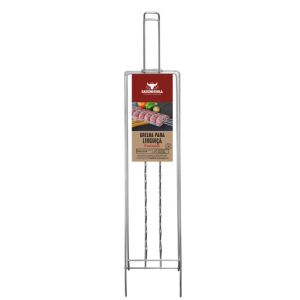 Grelha de Churrasco para Linguiça 12x48cm Grilazer