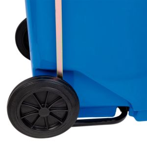 Lixeira Seletiva 120l Azul com Pedal Casa&ideia