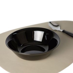 Tigela para Sopa Preto Vidro 19cm Casa&ideia