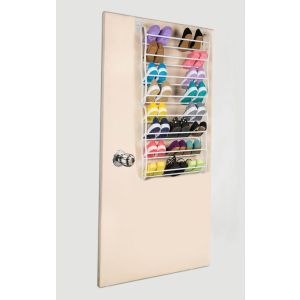 Sapateira para Porta 24 Pares 52x117cm Branco Diagonal