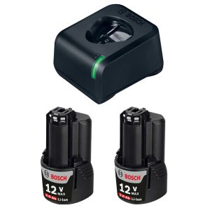 Bateria 12v-20 Starter Kit +2x Gba 2,0ah Azul Bosch