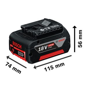Bateria Gba 18v 4,0 Ah Azul Bosch