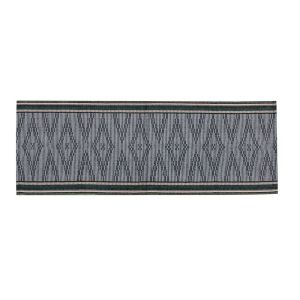 Passadeira Monaco Cinza Escuro 50x140cm Artesanal Teares