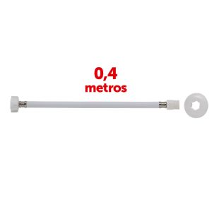 Engate Flexível 40cm Branco Blukit