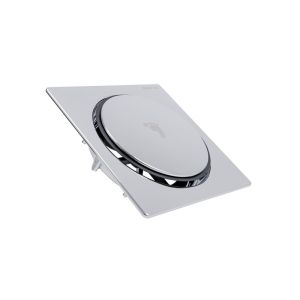 Ralo Click 10x10 Quadrado Cromado Stamplas