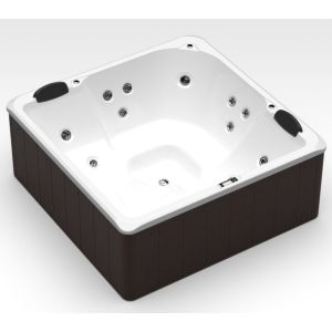 Spa com Hidromassagem Acrílico para 5 Pessoas 1,75X1,75M Branco Addra