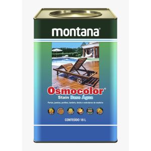 Osmocolor Stain Agua Semi-transparente Castanho Acetinado 18l Montana