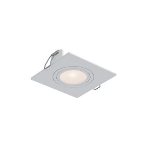 Spot Embutir Quadrado Mr16 Gu10 Play Branco Bivolt Vitralux